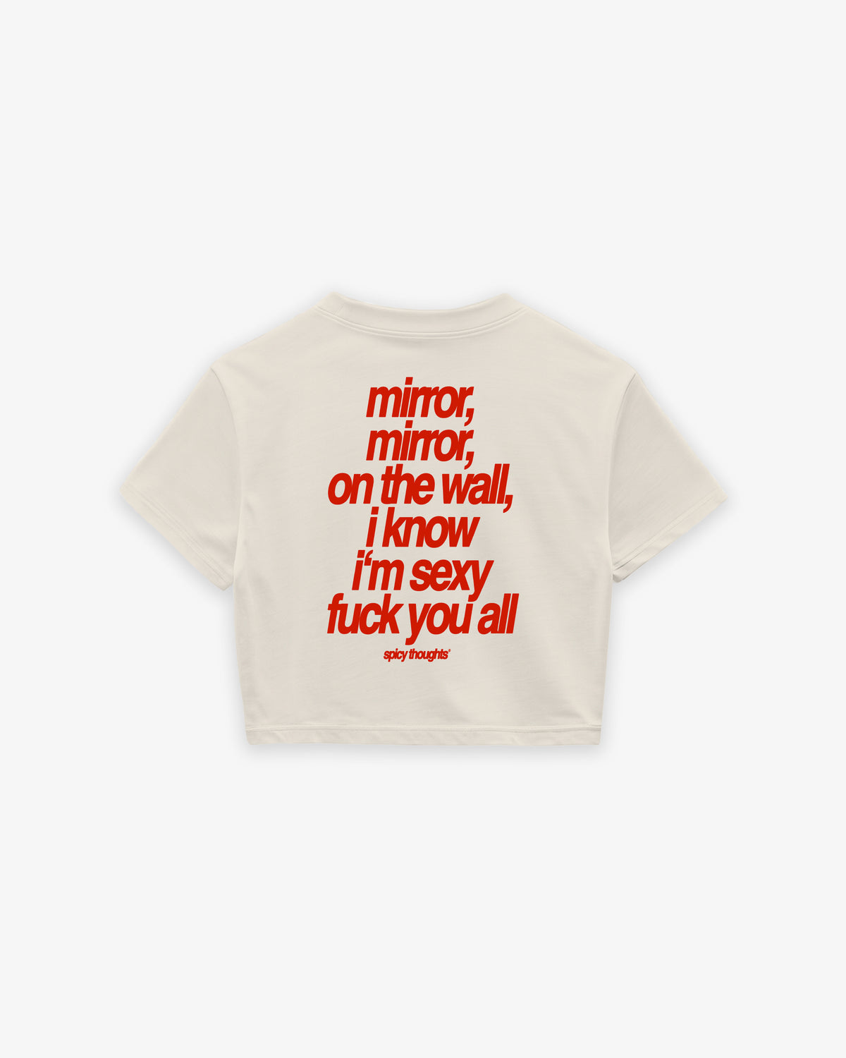 Cropped Tee - Mirror, mirror on the wall