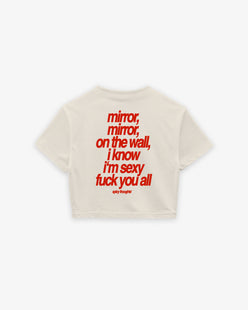 Cropped Tee - Mirror, mirror on the wall
