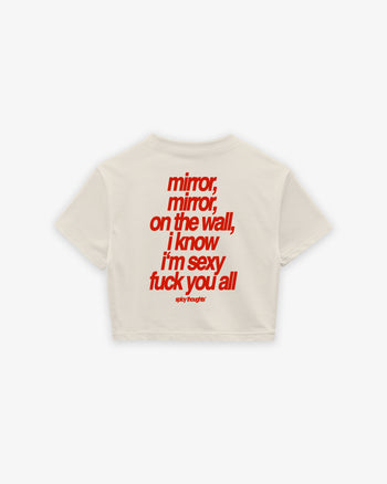 Cropped Tee - Mirror, mirror on the wall