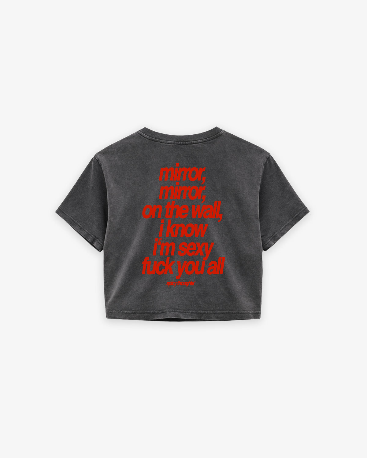 Cropped Tee - Mirror, mirror on the wall