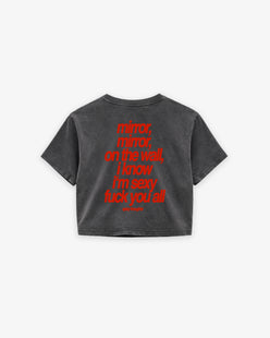 Cropped Tee - Mirror, mirror on the wall