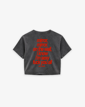 Cropped Tee - Mirror, mirror on the wall