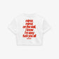 Cropped Tee - Mirror, mirror on the wall