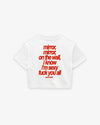 Cropped Tee - Mirror, mirror on the wall