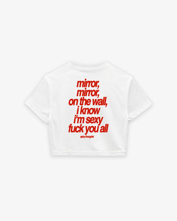 Cropped Tee - Mirror, mirror on the wall