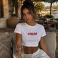 Cropped Tee - No Bra Club