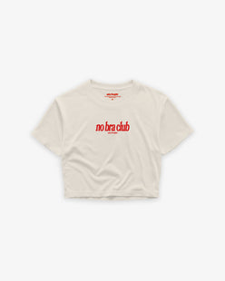 Cropped Tee - No Bra Club