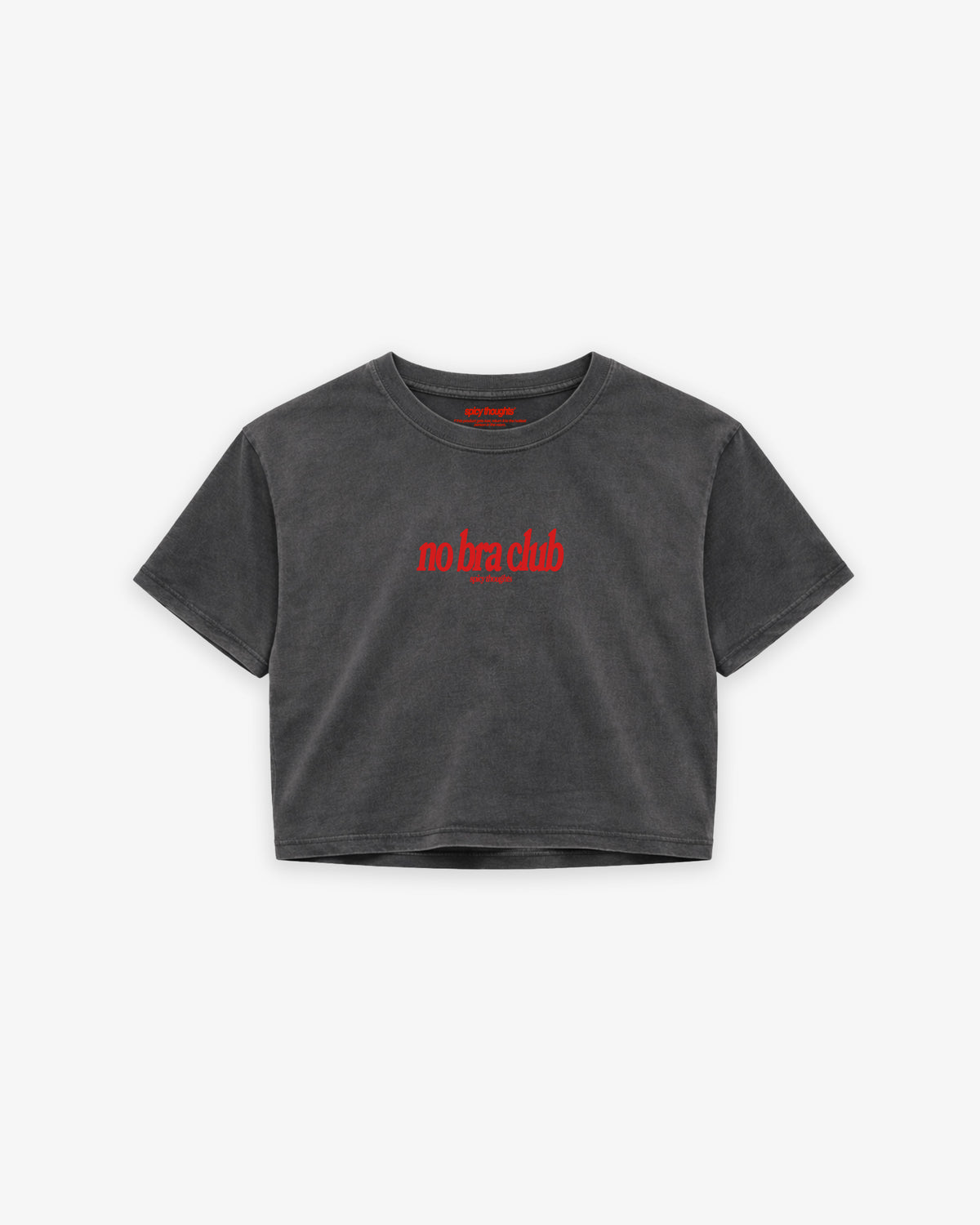 Cropped Tee - No Bra Club
