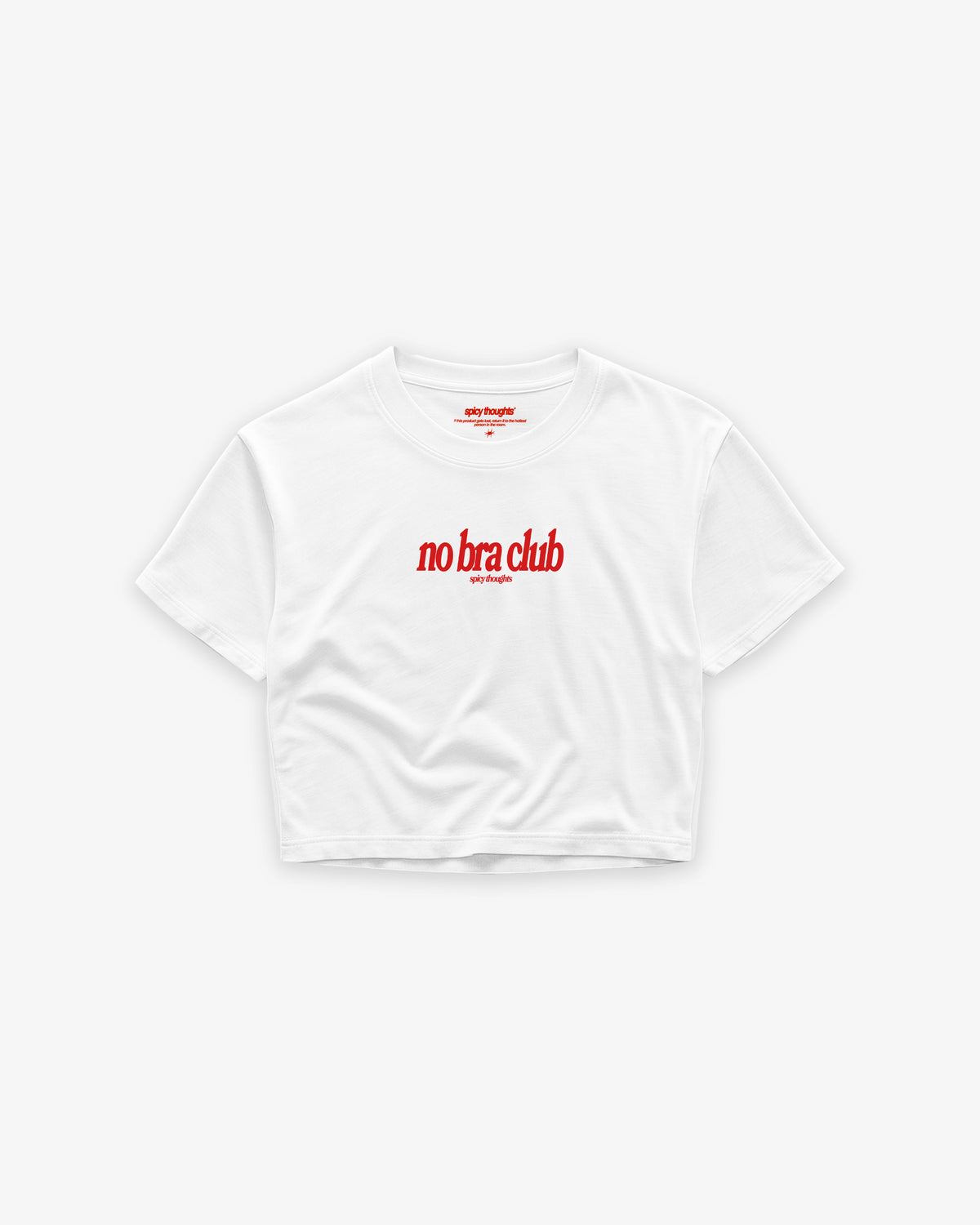 Cropped Tee - No Bra Club