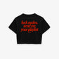Cropped Tee - Send Me Your Playlist