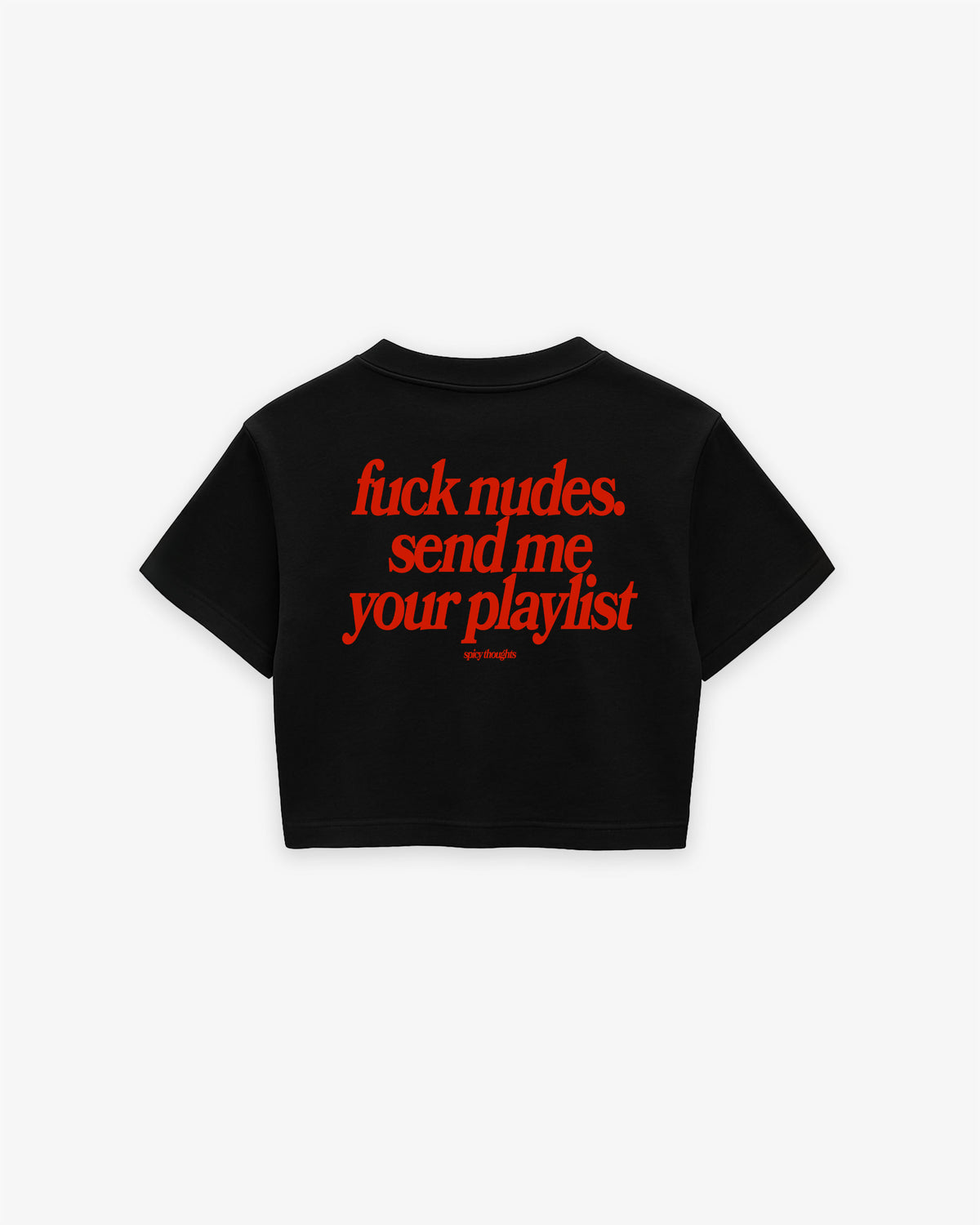 Cropped Tee - Send Me Your Playlist