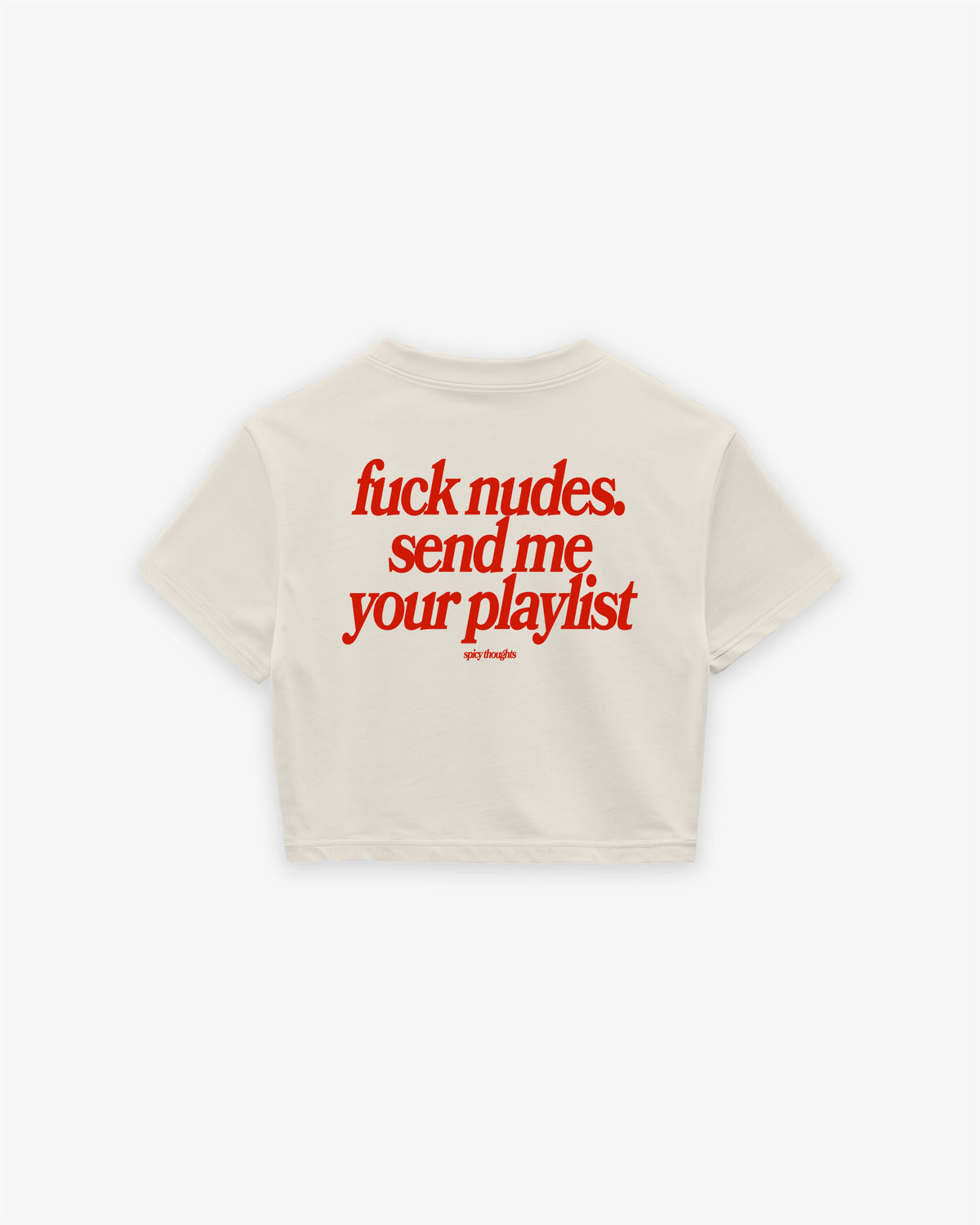 Cropped Tee - Send Me Your Playlist