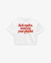 Cropped Tee - Send Me Your Playlist