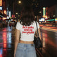 Cropped Tee - Send Me Your Playlist