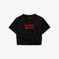 Cropped Tee - Small Boobs Big Dreams