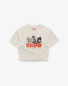 Cropped Tee - Stop Looking At My Kitties