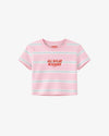 Cropped Tee Stripe - All Sugar No Daddy