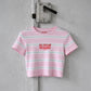 Cropped Tee Stripe - All Sugar No Daddy