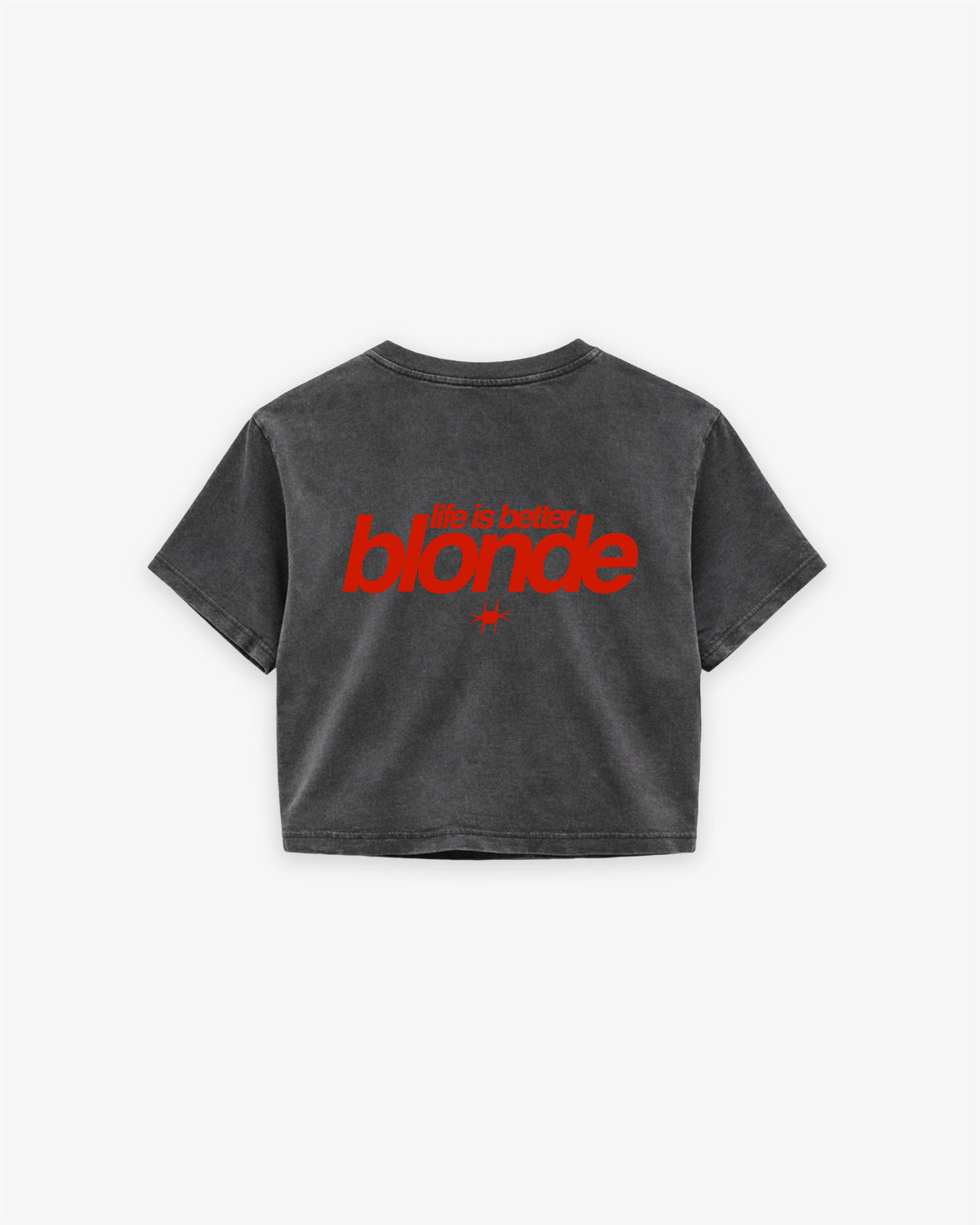 Cropped Tee - Life is better blonde