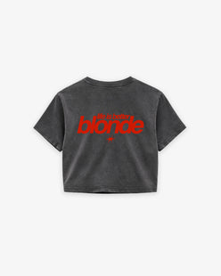 Cropped Tee - Life is better blonde
