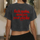 Cropped Tee - Send Me Your Playlist