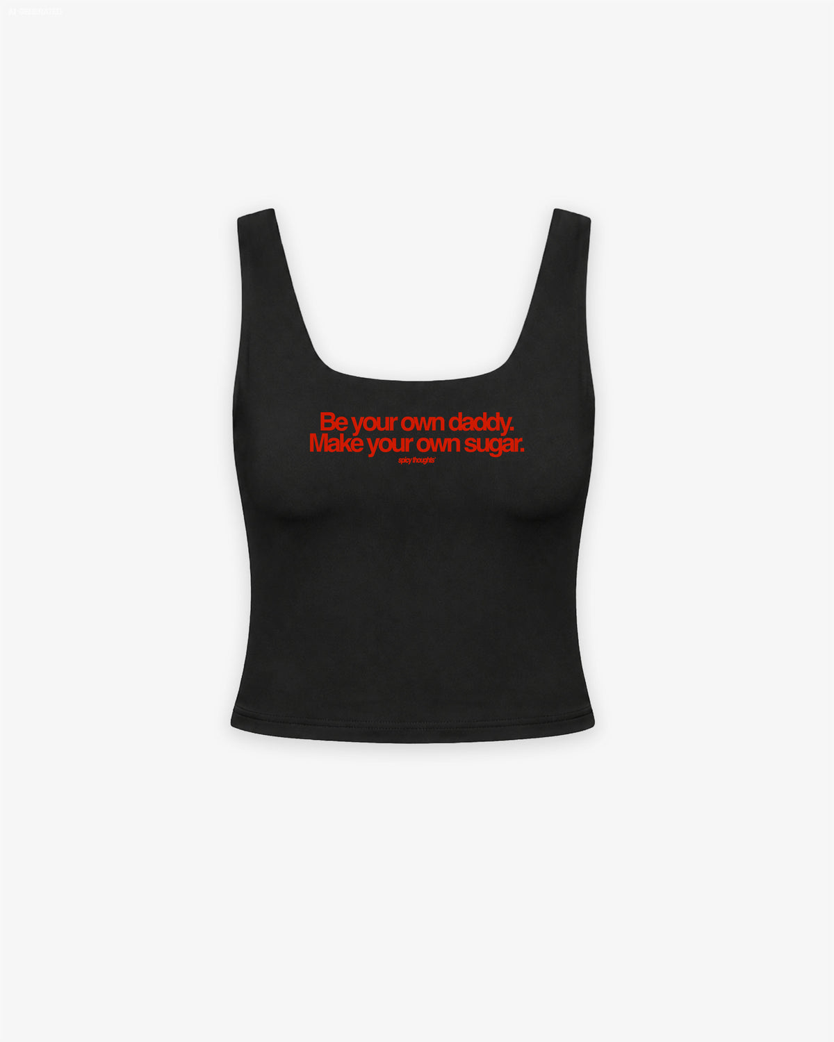 Cropped Top - Be your own daddy. Make your own sugar.