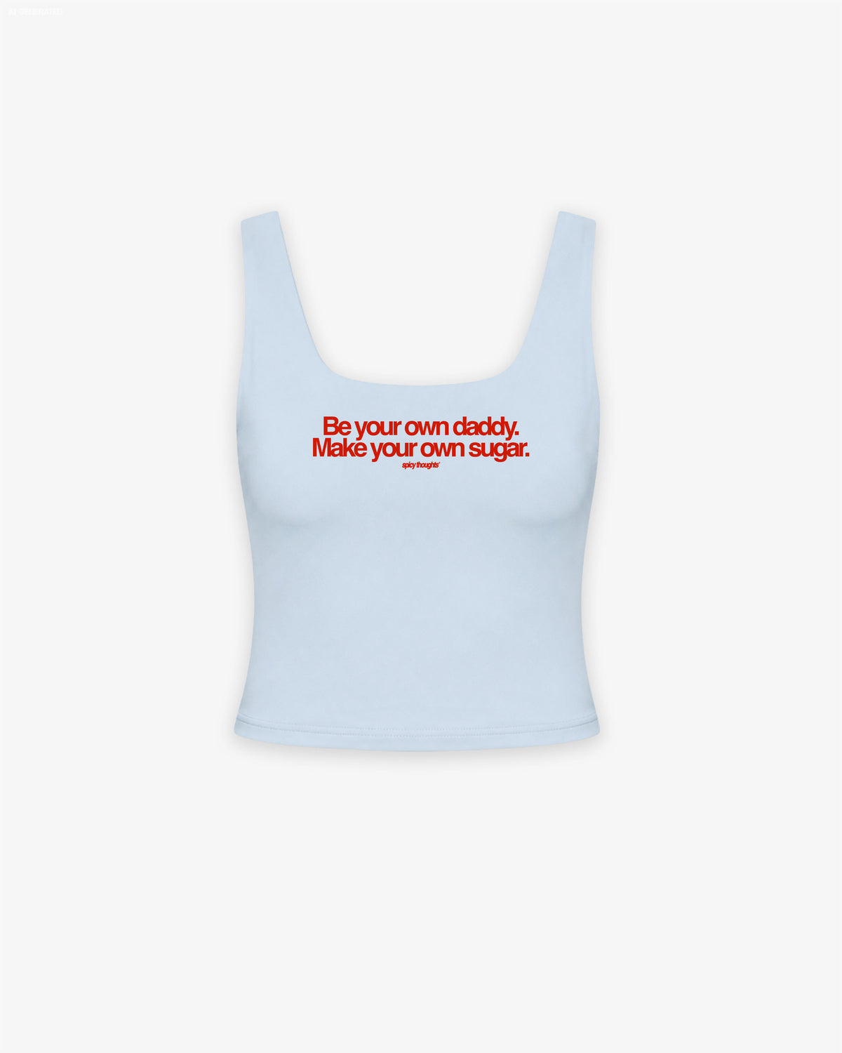 Cropped Top - Be your own daddy. Make your own sugar.
