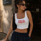 Cropped Top - Date Cute, Marry Rich