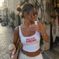 Cropped Top - Date Cute, Marry Rich
