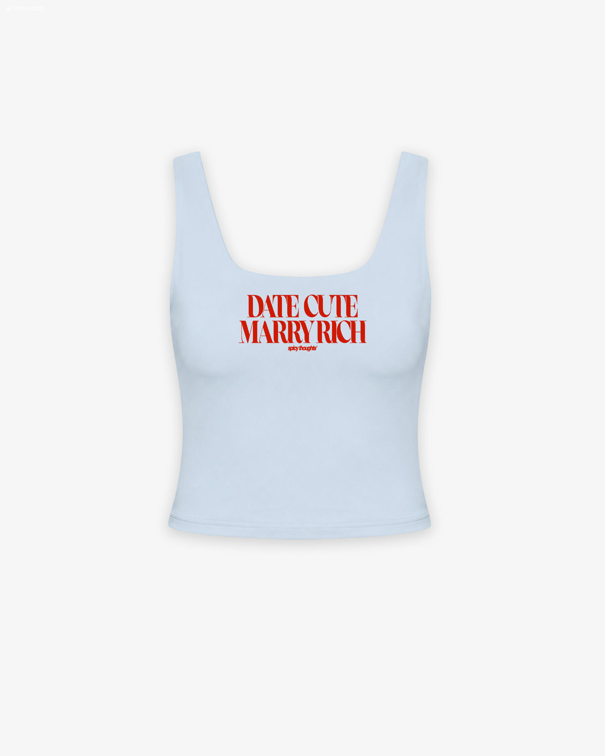 Cropped Top - Date Cute, Marry Rich