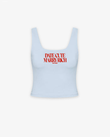 Cropped Top - Date Cute, Marry Rich