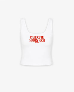 Cropped Top - Date Cute, Marry Rich