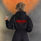 Cropped Zip Hoodie Girls - Can You See The Fuck You In My Smile