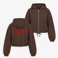 Cropped Zip Hoodie Girls - Can You See The Fuck You In My Smile