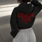 Cropped Zip Hoodie Girls - Good Morning Fuckers