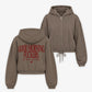 Cropped Zip Hoodie Girls - Good Morning Fuckers