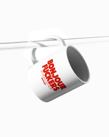 Ceramic Cup - Bonjour Fuckers