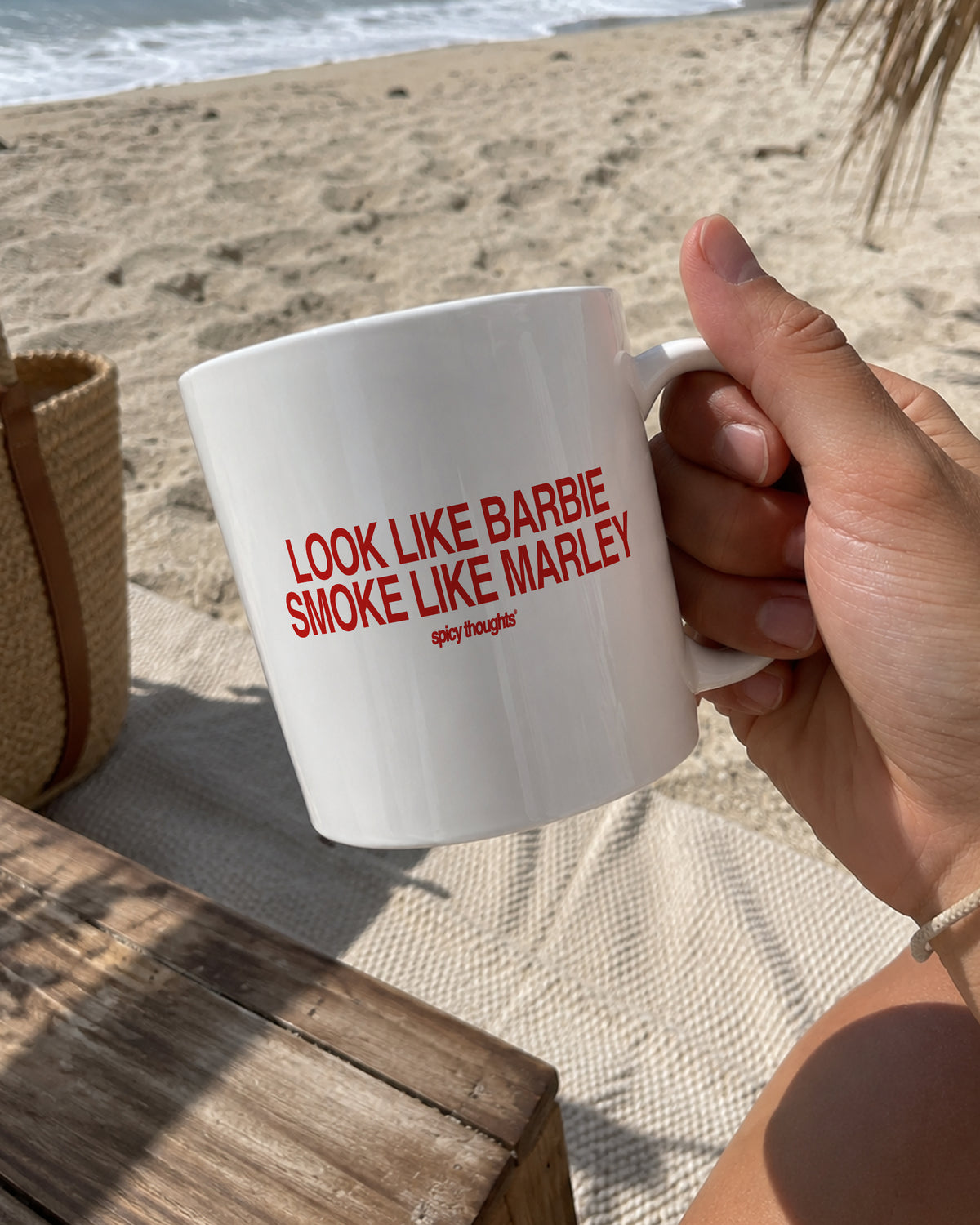 Ceramic Cup - Look Like Barbie Smoke Like Marley