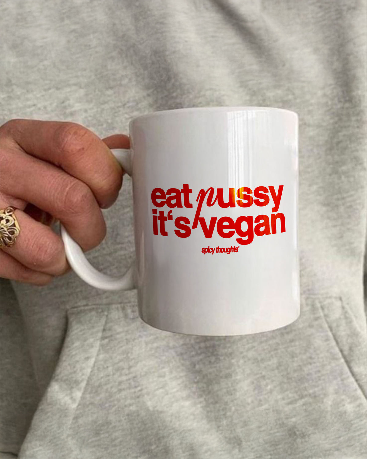 Ceramic Cup - Eat Pussy It’s Vegan
