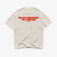 Heavy Oversized Tee - Die With Memories – Not Dreams