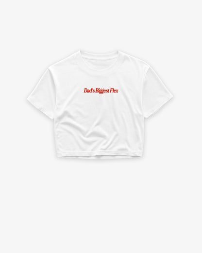 Oversize Cropped Tee - Dad’s Biggest Flex