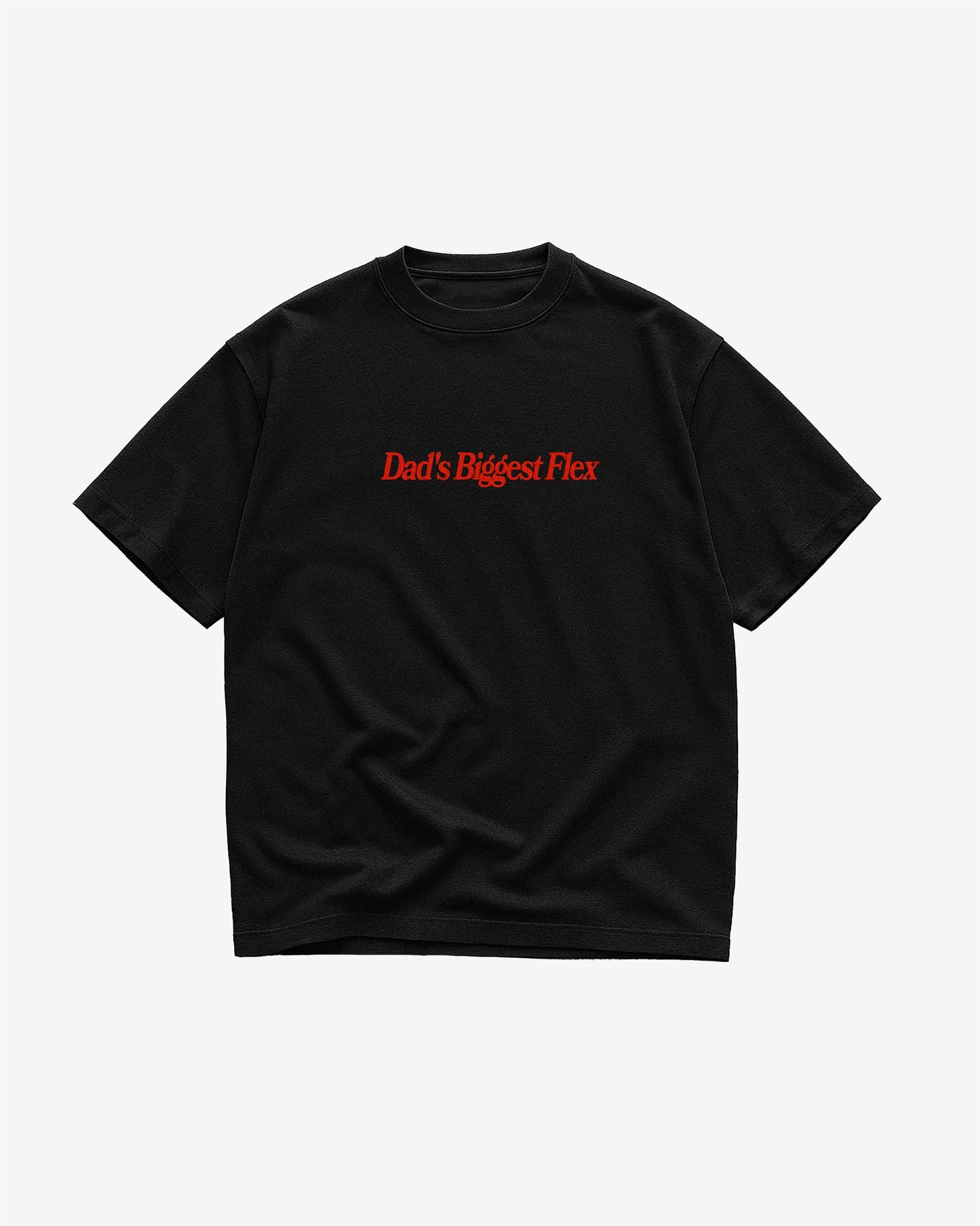 Heavy Oversized Tee White - Dad’s Biggest Flex