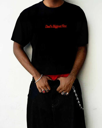 Heavy Oversized Tee - Dad’s Biggest Flex