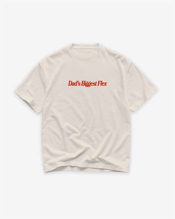Heavy Oversized Tee - Dad’s Biggest Flex
