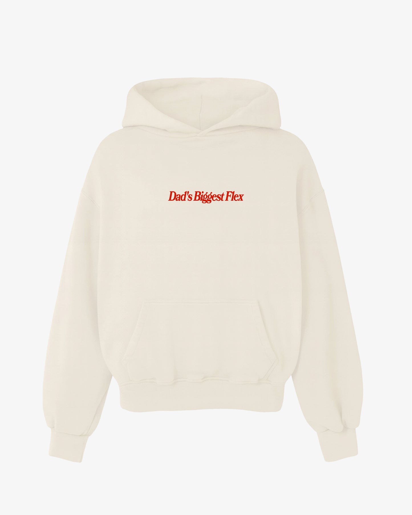 Oversized Hoodie Black - Dad's Biggest Flex