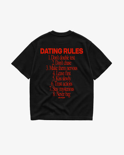 Heavy Oversized Tee - Dating Rules