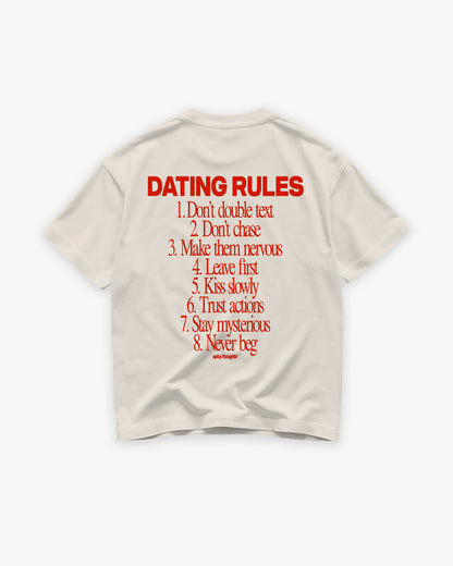 Heavy Oversized Tee - Dating Rules