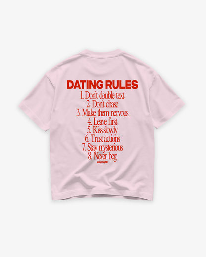 Heavy Oversized Tee - Dating Rules