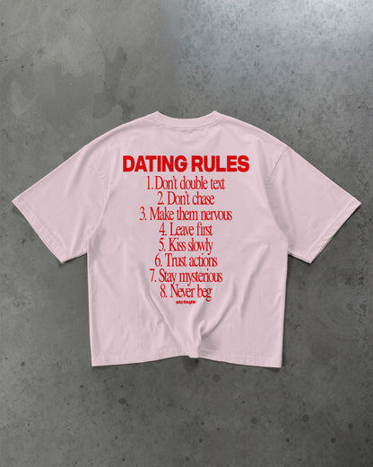 Heavy Oversized Tee - Dating Rules