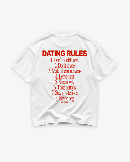Heavy Oversized Tee - Dating Rules